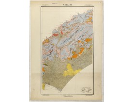 FALLOT, P. -  Carte Géologique de la Sierra de Majorque. Soller.
