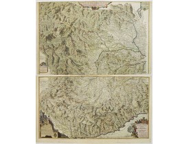 FER, N. de. - Principaute de Piemont Seigneurie de Verceil... Principauté d'Oneglia... Le Comté de Nice le Marquisat de Salusse et Principauté de Monaco.