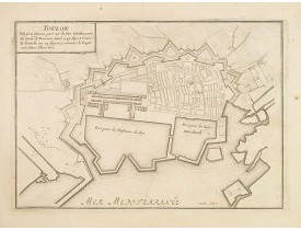FER, N. de. -  Toulon. Ville forte fameux port sur la Mer Mediterranée...