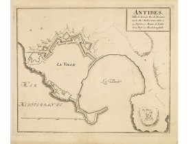 FER de, N. -  ANTIBES, Ville et Port de Mer de Provence, sur la Mer Mediterranée.