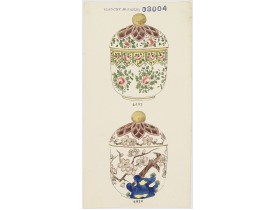 FOURMAINTRAUX, G. -  Design for two bowls.