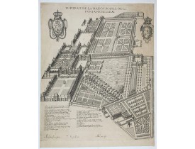 FRANCINI, Alessandro. -  Portrait de la Maison Royale de Fontaine Belleau.