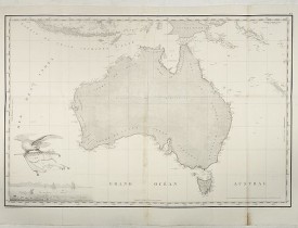 FREYCINET, M.L. -  Carte Generale de la Nouvelle Hollande.