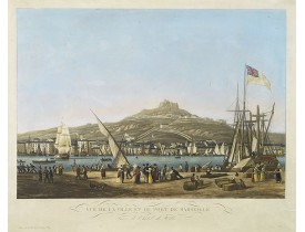 GARNERAY, A. L. -  Vue de la ville et du port de Marseille. Prise de l'hôtel de Ville.