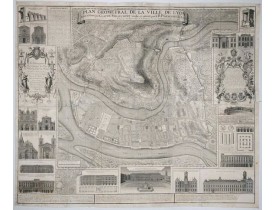 GREGOIRE, R. P. -  Plan Géometral de la Ville de Lyon.