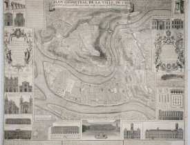 GREGOIRE, R. P. -  Plan Géometral de la Ville de Lyon.