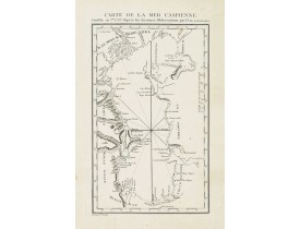 GULDENSTAEDT, J.A. -  Carte de la Mer Caspienne dressée en 7bre 1776 d'après des derniers observations par D.Guldenstaedt.