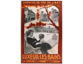HACHARD. -  Chemin de fer de l'est -Luxeuil les Bains vers 1920.