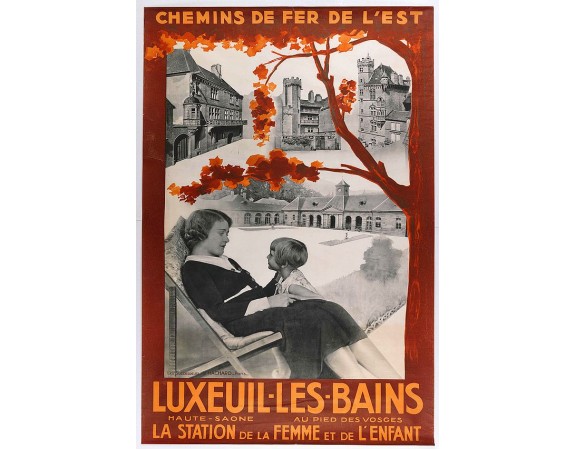 HACHARD. -  Chemin de fer de l'est -Luxeuil les Bains vers 1920.