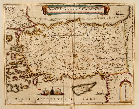 HONDIUS, H. -  Natolia, quae olim Asia Minor.