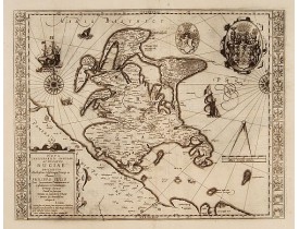 HONDIUS, H. -  Nova famigerabilis insulae ac ducatus Rugiae descriptio.