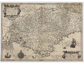 HONDIUS, J. / DOETECOM, B. -  Provinciae, Regionis Galliae, vera exactissimaq. descriptio. Provence Petro Ioanne Bomparioo auctore.