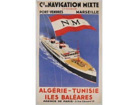 HOOK, S. -  CIE. DE NAVIGATION MIXTE / ALGERIE - TUNISIE.