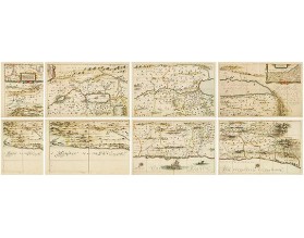 HORNIUS, G. - Hornius Map of the Holy Land, Israel, and Palestine HORNIUS, G. - Hornius Map of the Holy Land, Israel, and Palestine