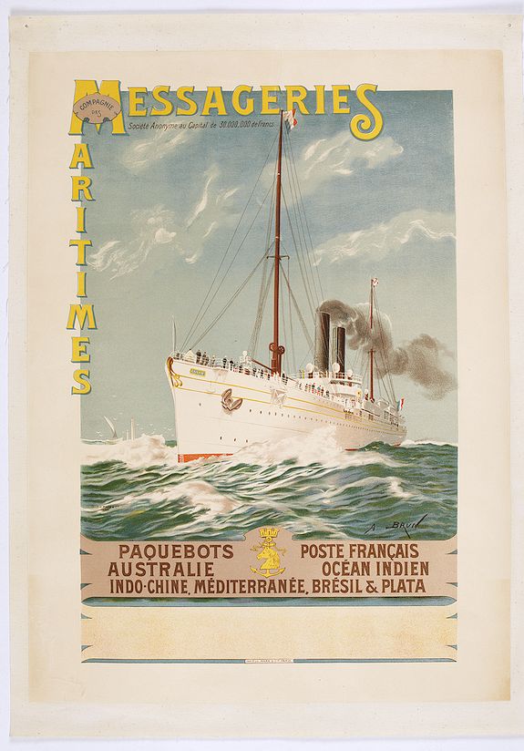 Visitez l'Extrême-Orient par les Messageries maritimes : [affiche] / [J. des Gachons