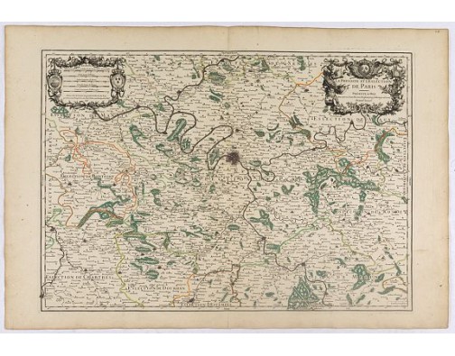 JAILLOT, A.H. - La Prevosté et l'Eslection de Paris. JAILLOT, A.H. - La Prevosté et l'Eslection de Paris.