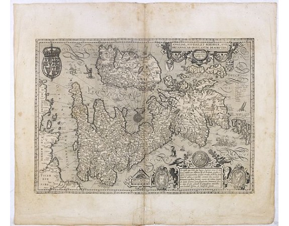 JANSSONIUS, J. -  Angliae, Scotiae, et Hiberniae, sive Britannicar : Insularum descriptio.