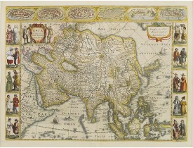 JANSSONIUS, J. -  Asia recens summa cura delineata.