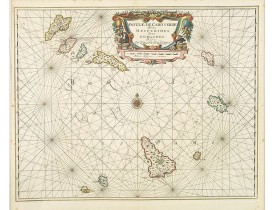 JANSSONIUS, J. -  Insulae de Cabo Verde olim Hesperides sive .. Zoute Eylanden.