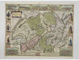JANSSONIUS, J. -  Nova Helvetiae Tabula.