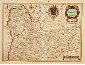 JANSSONIUS, J. -  Nova et accurata Descriptio Delphinatus vulgo Dauphine.