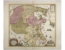 JANSSONIUS, J. -  Pecheli, Xansi, Xantung, Honan, Nanking, In plaga Regni Sinensis..
