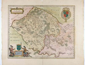 JANSSONIUS, J. -  Valesium Ducatus. - Valois.