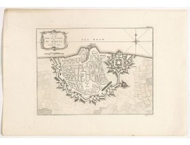 JEFFERYS, Thomas. -  Plan of the Town and Citadel of St. Martin in the Isle of Re.