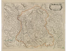 JOLLAIN, G. -  Carte du païs et Duché de Nivernois.