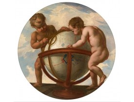 Joseph van den KERKHOVE. - "Allégorie de la Géographie".