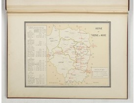 KERMABON, Adhémar. -  Atlas des lignes télégraphiques aériennes construites en France de 1793 à 1852. 1892.