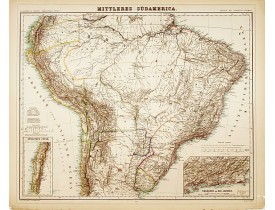 KIEPERT, H. -  Mittleres Südamerica.