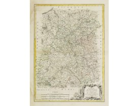 LATTRÉ, J. / BONNE, R. -  Carte du Gouvernement de L'Isle de France et de celui de L' Orléanois..