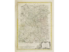 LATTRÉ, J. / BONNE, R. -  Carte du Gouvernement de L'Isle de France et de celui de L' Orléanois..