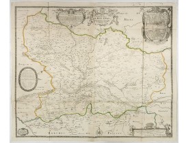 LE LOYER, Jean. -  Carte générale du diocèse d’Anjou faicte par les soins, frais et diligence de messire Guy Arthaud, docteur en théologie, archidiacre et chanoine d’Angers, desseignée par Mre Jean Le Loyer.