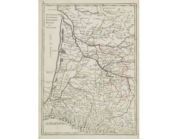 LE ROUGE, G. L. -  Guyenne, Gascogne, Perigord, Bearn et Navarre.