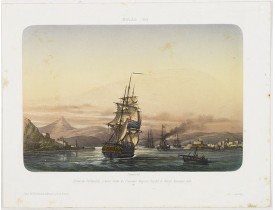 LEBRETON, L. -  ANGLAIS 1833 Entrée des Dardanelles, L'avant-Garde de l'escadre Anglaise franchit le détroit, Novembre 1853.