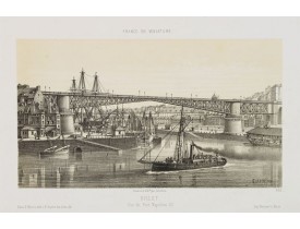 LEBRETON, L. -  Brest - Vue du Pont Napoléon III.