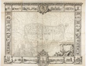 LEGENDRE, Jean-Gabriel. -  Plan général de Reims et de ses Environs Dédié au Roi.