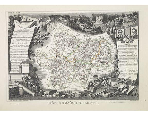 LEVASSEUR, V. -  Dépt. De Saône et Loire. N°70.