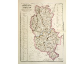 LOGEROT, A. / NOELLAT, J. B. -  Nouvelle Carte topographique et statistique du département du Rhône.