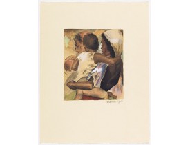 LYDIS, Mariette -  Dessins de Mariette Lydis pour illustrer les Fleurs du Mal. (PL III. Bohémiens en voyage)