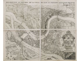 MAUPIN, Simon. -  Description au naturel de la ville de Lyon et païsages alentour d'icelle.