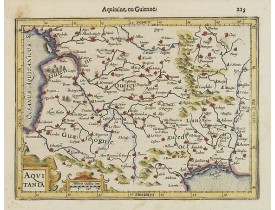 MERCATOR, G./ HONDIUS, J. -  Aquitania.