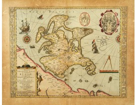 MERCATOR, G./ HONDIUS, J. -  Nova famigerabilis insulae ac ducatus Rugiae descriptio.