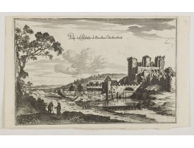 MERIAN, C. -  Prosp. des Schlosses de Bourbon l'Archambaut.