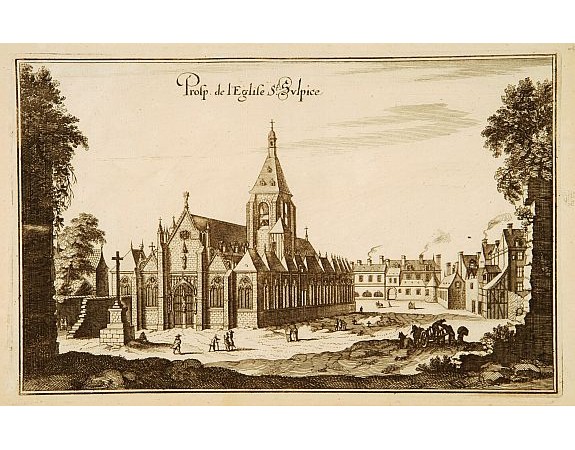 MERIAN, M. - Prosp. De l'Eglise St Sulpice… MERIAN, M. - Prosp. De l'Eglise St Sulpice…