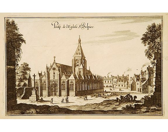 MERIAN, M. -  Prosp. De l'Eglise St Sulpice…