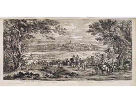 MEULEN, Adam Frans Van der. -  Veuë de la Ville de Gray en Franche Comté.