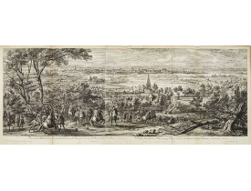 MEULEN, Adam Frans Van der. -  Veuë de la Ville de L'isle du costé du Prieuré de Fiues, Et l'Armée du Roy devant la place, en l'année 1667.